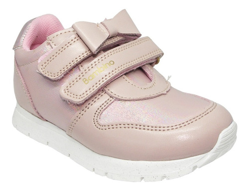 Tenis Para Niña Bambino Velcro Con Moño 3872 #14 Al 17 R