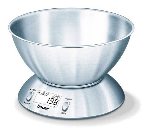 Báscula Digital C/bowl Cocina Acero Inoxidable Ks54 Beurer