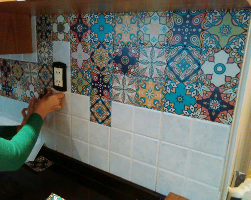 Azulejos Autoadhesivos Vinilos Decorativos - Retro! Guardas