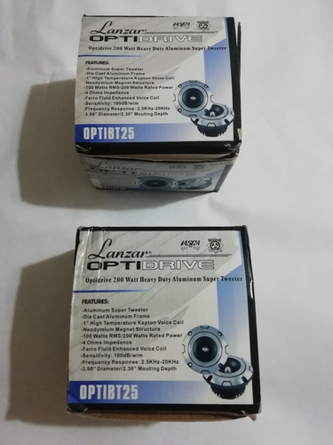 Imagen 2 de 2 de Tuister Lanzar Opti Drive 200w 4 Ohm Optibt25