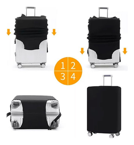 Funda Cubre Maleta Protector Viaje Funda 26 A 27 Pulgadas