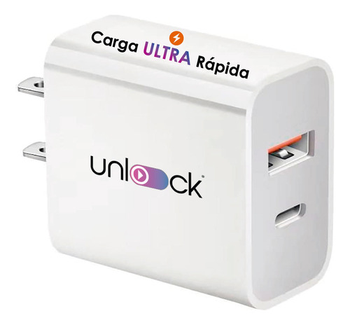 Cargador Tipoc Adaptador Cargarapida 22.5w Pd Iph Android