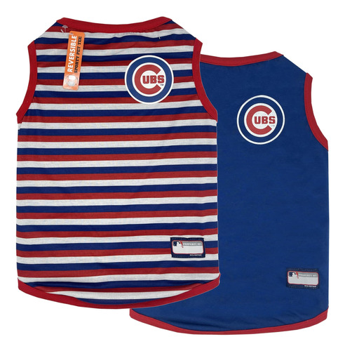 Camiseta Reversible Pets First Mlb Chicago Cubs, Talla Extra
