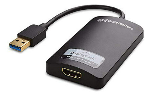 Adaptador Usb A Hdmi De Alta Velocidad Hasta 1440p