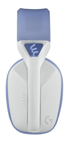 Imagen 3 de 3 de Audífonos gamer inalámbricos Logitech G Series G435 blanco crudo y lila