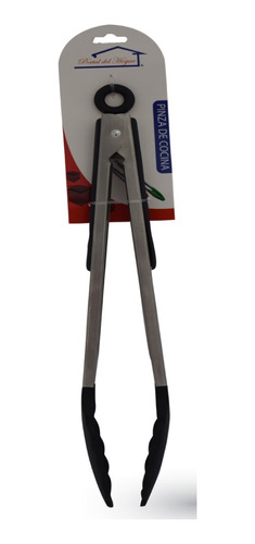 Pinza De Cocina Acero Inoxidable Puntas De Silicona