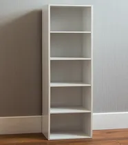 Comprar Biblioteca Estantes Minimalista Melamina 180 X 60 Con Fondo 