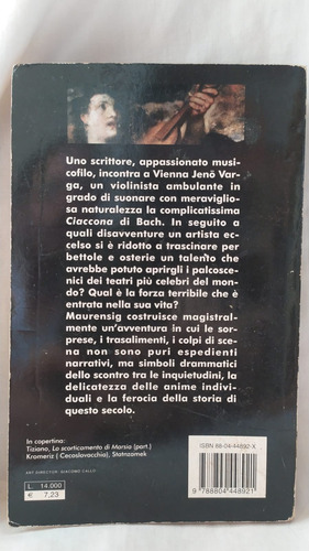 Paolo Maurensig Canone Inverso (Usado)