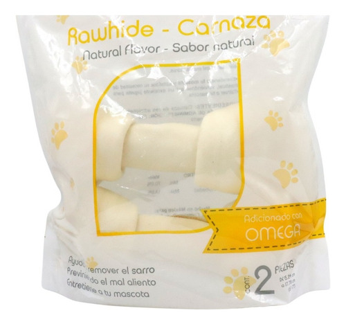 Premios Para Perro 2 Huesos De Carnaza Premium Deliciosos