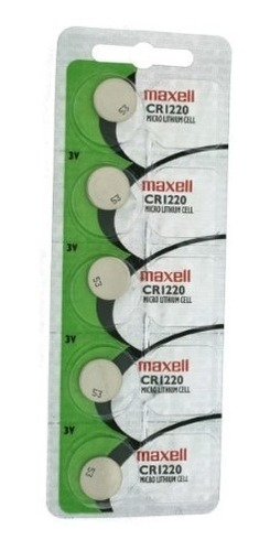 Pila Bateria Cr1220 Litio 3 Voltios 36 Mah Maxell