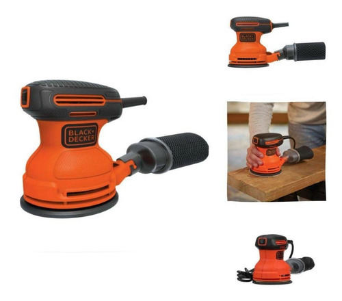 Lixadeira Roto Orbital 200 W Blackedecker Coletor De Pó 127v