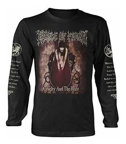 Cradle Of Filth 'cruelty And The Beast' Camiseta De Manga La