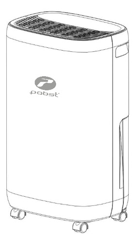Deshumidificador De Aire Stsd10 4l 230w Pabst