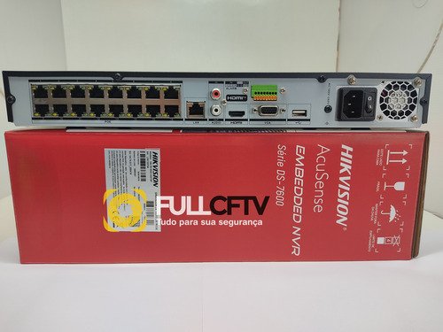 Kit Nvr 16 Ch Hikvision Poe + 12 Cameras Ip C/ Áudio + Hd 2t