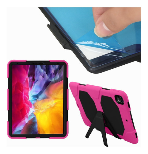 Funda Rígida Para Tablet Slim Company Pro 12.9-2020/2018 Color Rosa