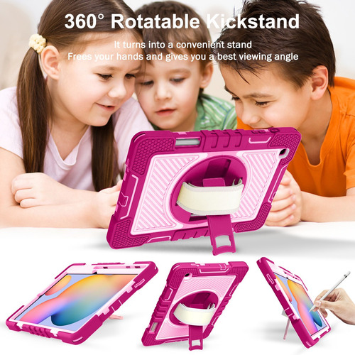 Imagen 6 de 9 de Funda Para Tablet Samsung Tab S6 Lite Sm-p613/p619 10.4 2022