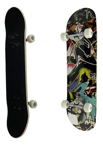 Patineta Skate Calavera O Grafitti Diseños Premium Ttc