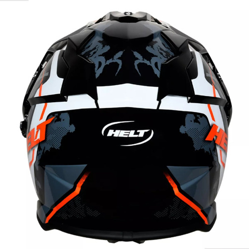 Capacete Helt Fechado - Com Óculos Cross Vision Glass Ride