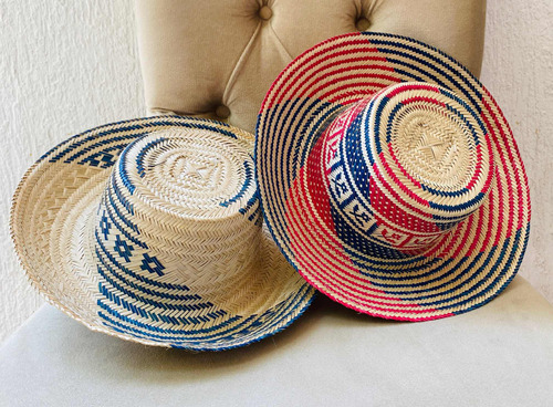 Sombreros Wayuu Con Cintillo De Mujer.