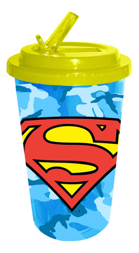 Dc Comics Sp110584 - Taza De Plastico Con Diseno De Camuflaj