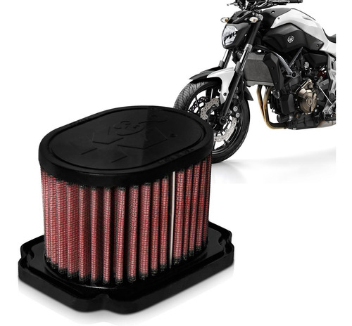 Filtro Ar Moto K&n Yamaha Mt-07 2014 2015