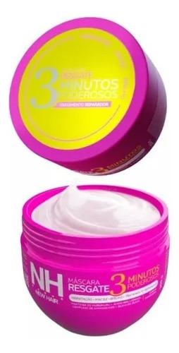 1 Unidade Máscara Resgate 3 Minutos Poderosos New Hair 250g