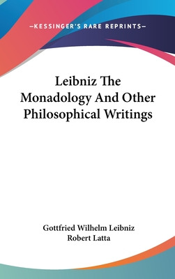 Libro Leibniz The Monadology And Other Philosophical Writ...