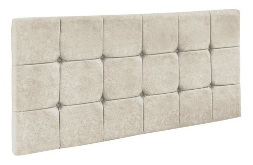 Cabeceira Painel Sleep Box Solteiro 1,00 M Suede Bege 1301