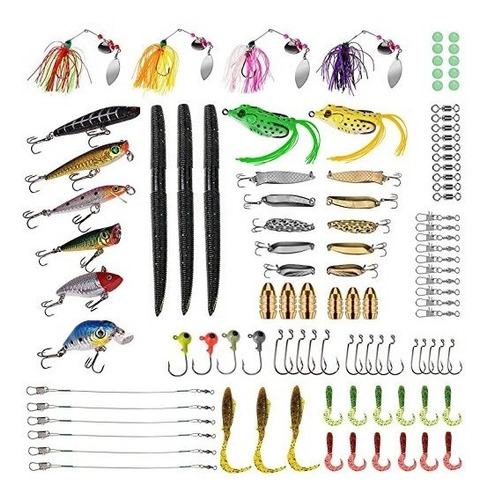 Plusinno Señuelos De Pesca Cebos Trastos Incluyendo Crankbai