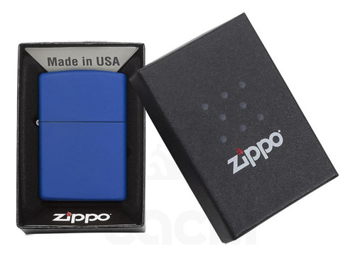 Imagen 2 de 5 de Zippo 229 Reg Royal Blue Original Universo Binario