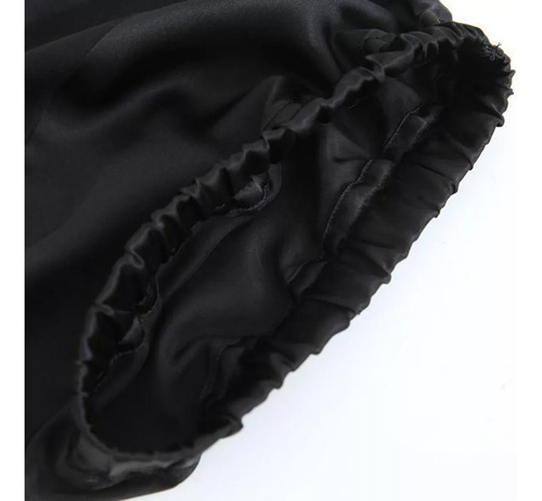 Gorro De Noche H 100% Seda Morera Para Cabello Largo