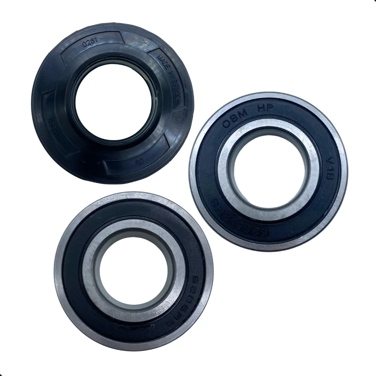 Kit Rolamentos + Retentor Lava E Seca 8,