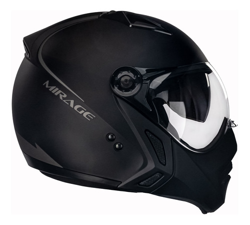 Capacete Moto Peels Mirage Com Viseira Solar Preto Fosco Tamanho do capacete 60