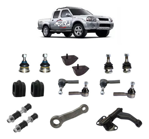 Kit Suspensão Nissan Frontier 2.8 2003 Até 2007 - 16 Peças