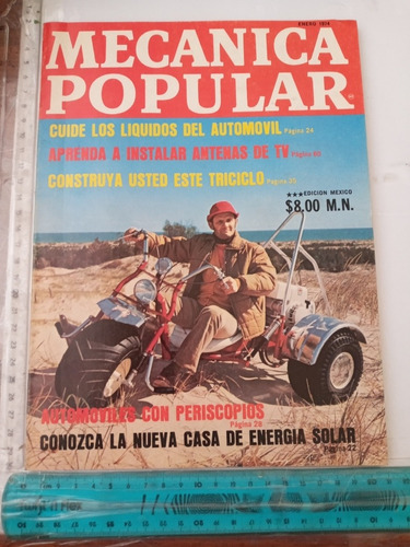 Revista Mecánica Popular No 1 Enero 1974 Edición México