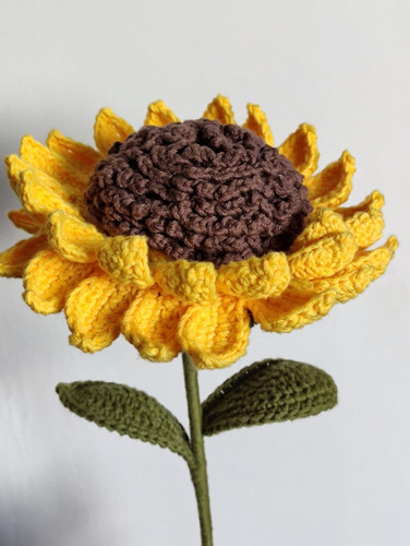 Girasol Reversible, Flor Mágica,tejido A Mano, Crochet. 