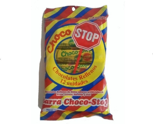 Chocolate Choco Stop Barra - Bolsa X 12 Und