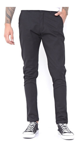 Pantalon Chino Gabardina Pack X 2 Hombre De Vestir