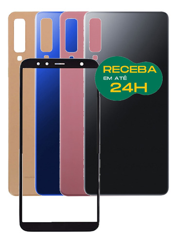 Tampa Fundo Para Galaxy A750 A7 2018 + Tela + Gorilla Glass!