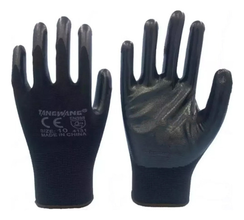 Pack 12 Guantes Trabajo Activex Multigrip Nylon Alta Calidad