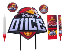 Comprar Adorno Para Torta Halcones Dorados + Vela + Bengala + Sticke Negro Halcones Dorados