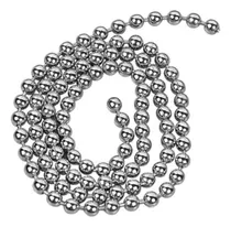 Comprar Cadena Bolita 2.4mm + 100 Canoas X10 Metros Color Plateado