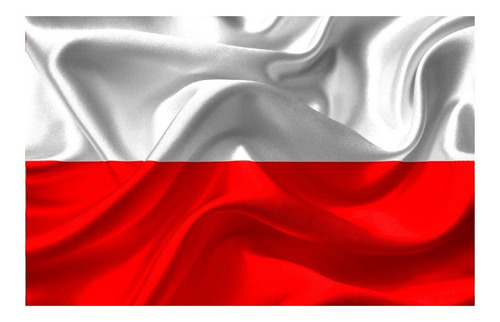 Bandera Polonia 1.50x90cm Exterior Grande