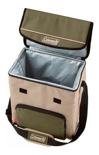 Imagen 4 de 10 de Conservadora Bolso Termico Coleman 34 Latas 32lts 30hs Verde