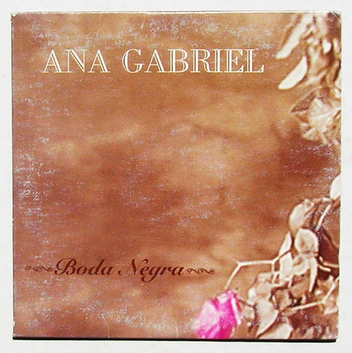 Ana Gabriel Boda Negra, Cd Single Mexicano 1995