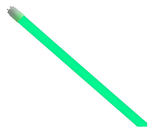 Lâmpada Tubular Led 7w 127/220V Verde 45cm Policarbonato 127/220V