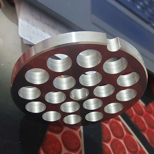 Molino Carne Cedazo #22 Inox Orificios 13mm Chorizo Fiambres