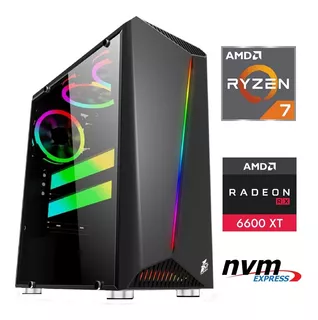 Cpu Gamer Ryzen 7 5700g, Ram 16gb, Ssd 500gb, Rx 6600 Xt 8gb