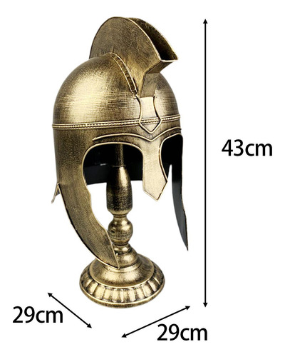 Casco De Paladín Romano, Casco De Caballero Dorado