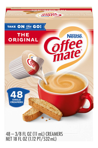 Nestle Coffee Mate - Tazas De Crema Sin Gluten Ni Lactosa, S
